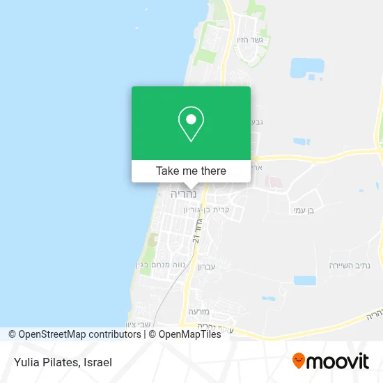 Yulia Pilates map