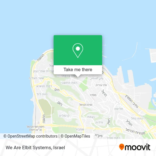 We Are Elbit Systems map