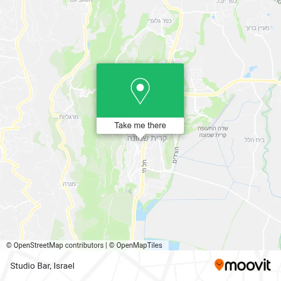 Studio Bar map