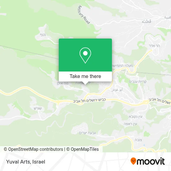 Yuval Arts map