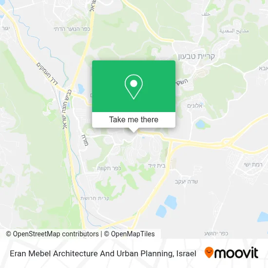 Eran Mebel Architecture And Urban Planning map