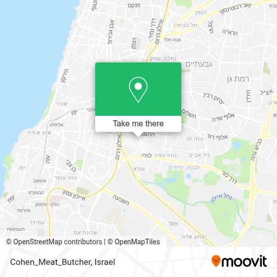 Cohen_Meat_Butcher map
