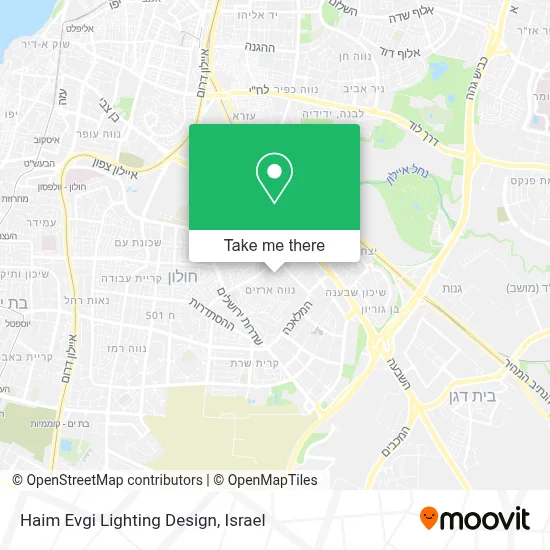 Haim Evgi Lighting Design map