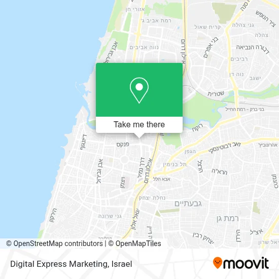 Digital Express Marketing map