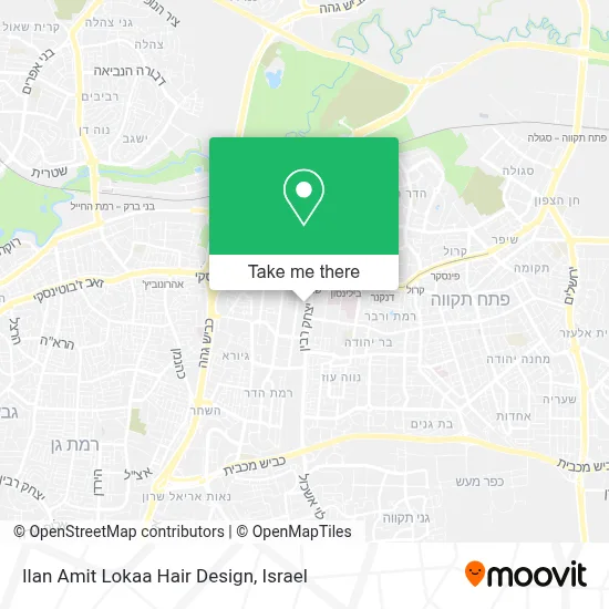 Ilan Amit Lokaa Hair Design map