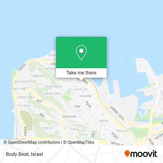Body Beat map