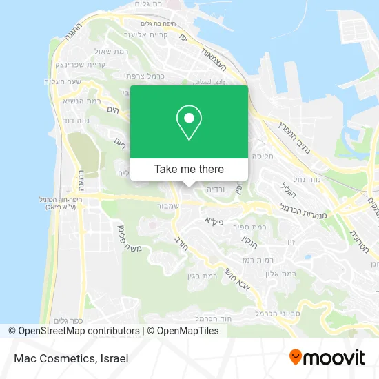 Mac Cosmetics map