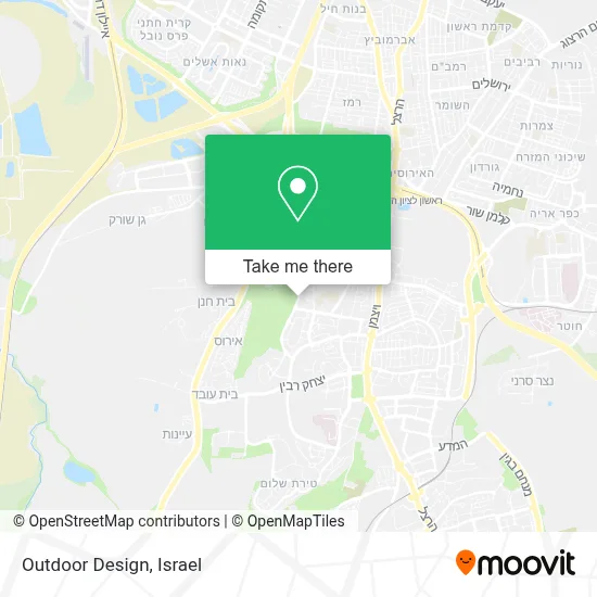 Outdoor Design map
