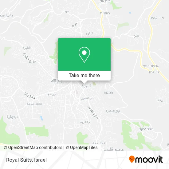 Royal Suits map