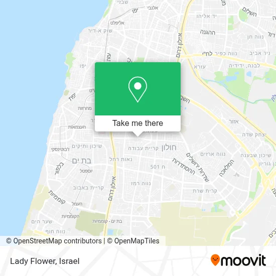 Lady Flower map