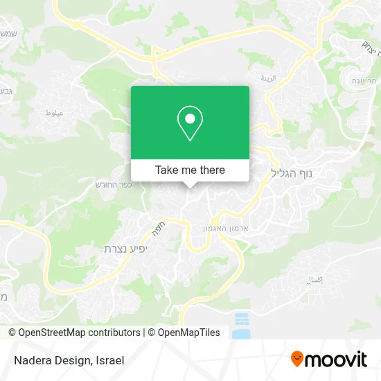 Nadera Design map