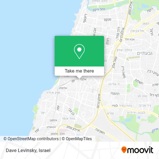 Dave Levinsky map