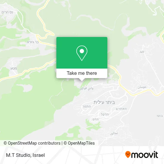 M.T Studio map