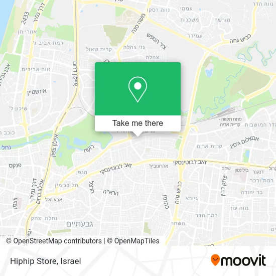 Hiphip Store map