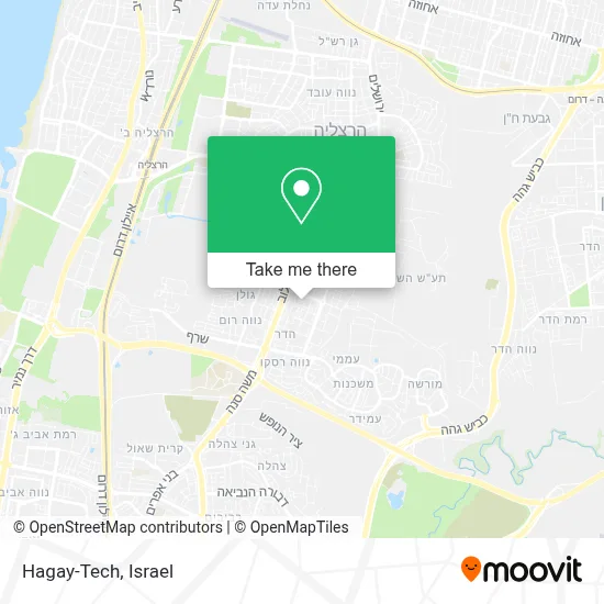 Hagay-Tech map