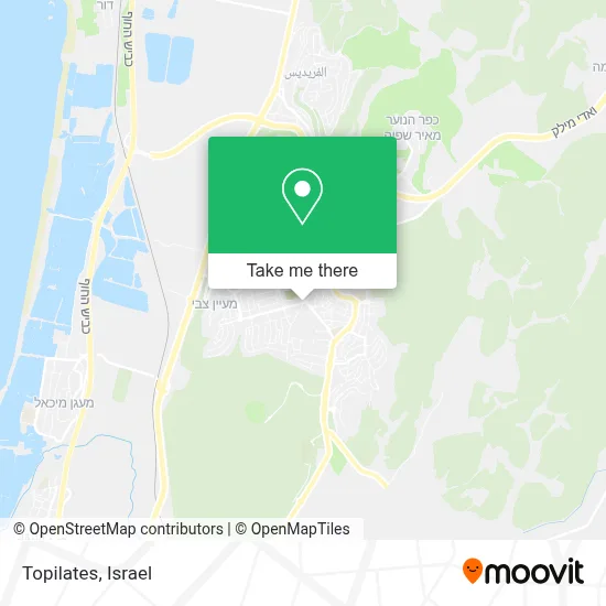 Topilates map