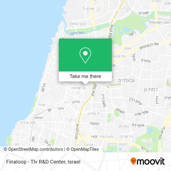 Finaloop - Tlv R&D Center map
