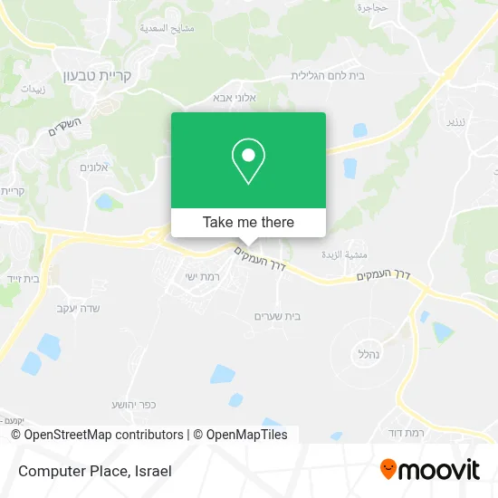 Computer Place map