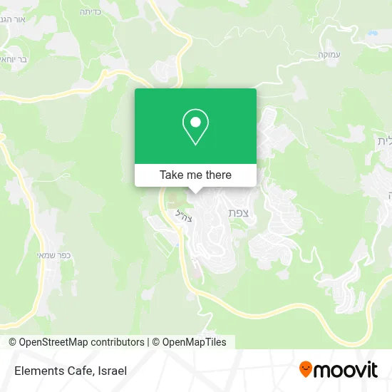 Elements Cafe map