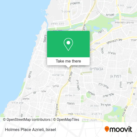 Holmes Place Azrieli map