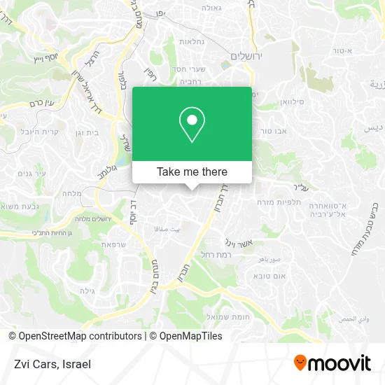 Zvi Cars map