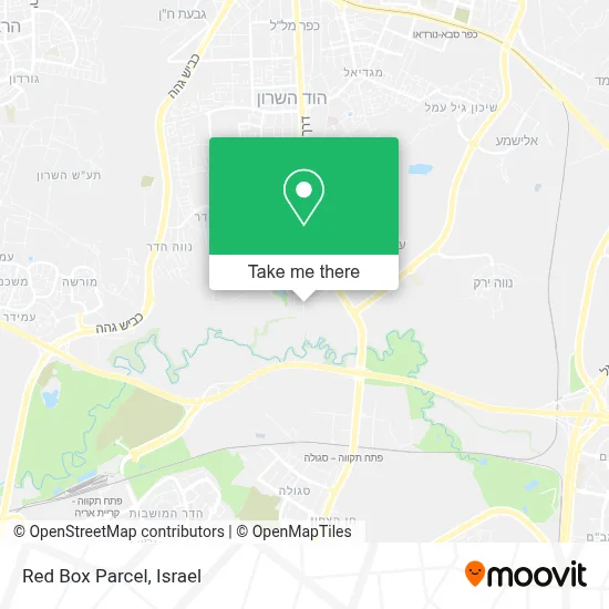 Red Box Parcel map