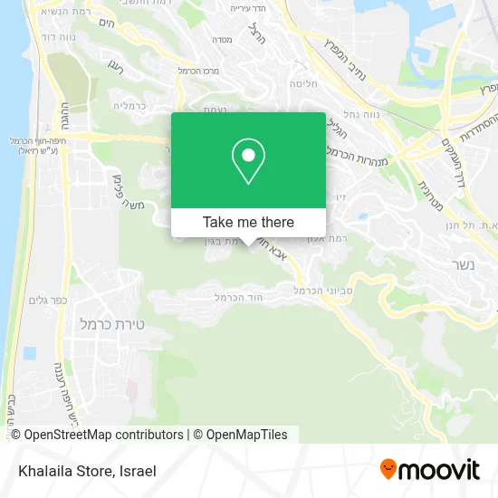 Khalaila Store map