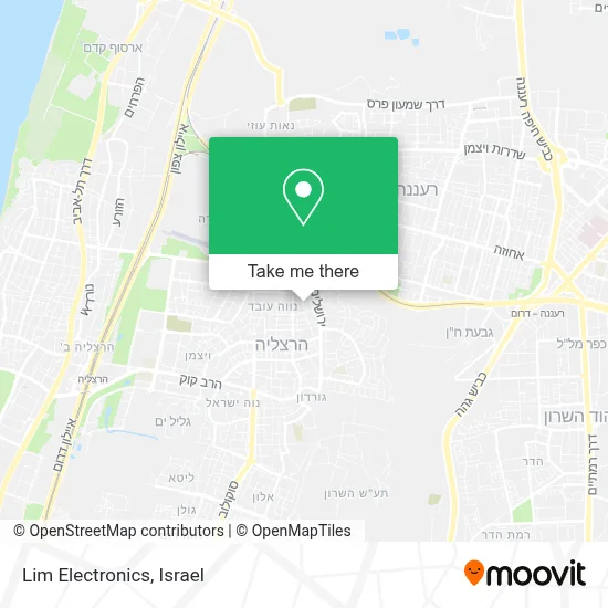 Lim Electronics map