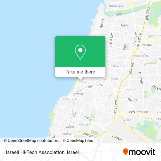 Israeli Hi-Tech Association map