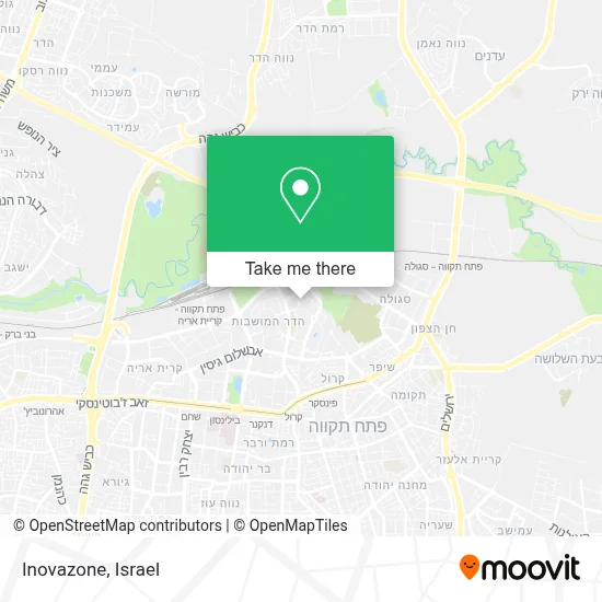 Inovazone map