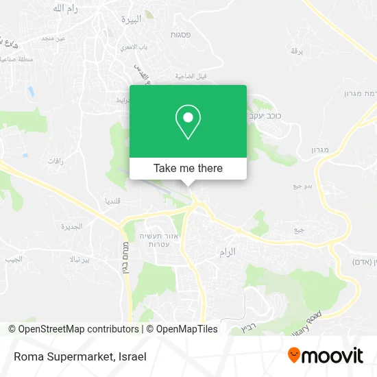 Roma Supermarket map