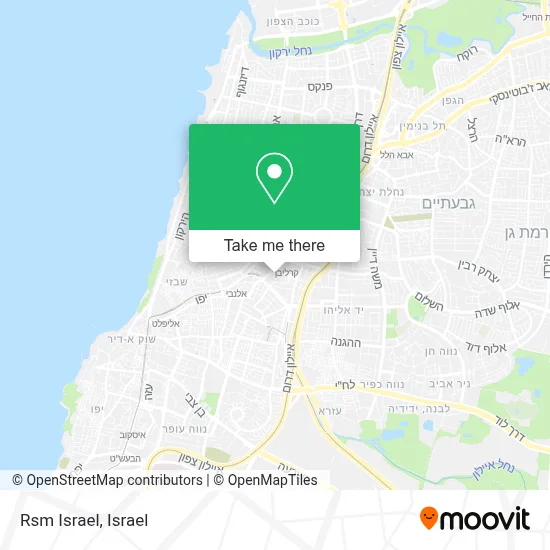 Rsm Israel map