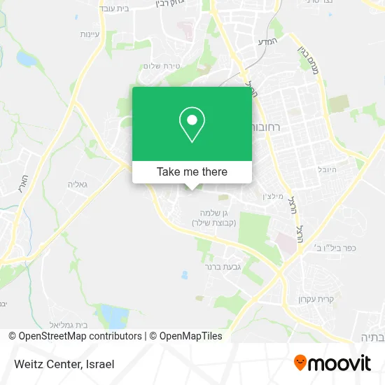 Weitz Center map