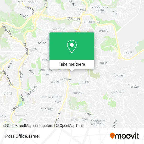 Post Office map