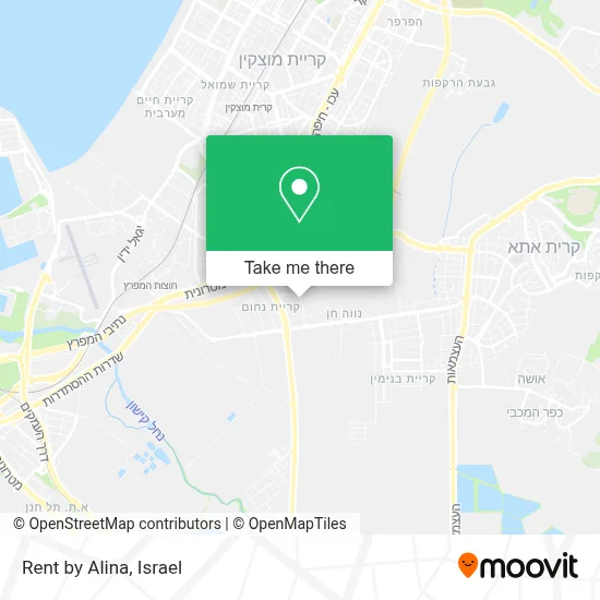Rent by Alina map