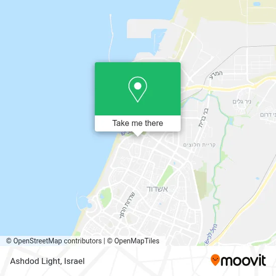 Ashdod Light map