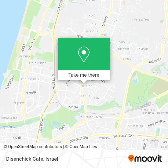 Disenchick Cafe map