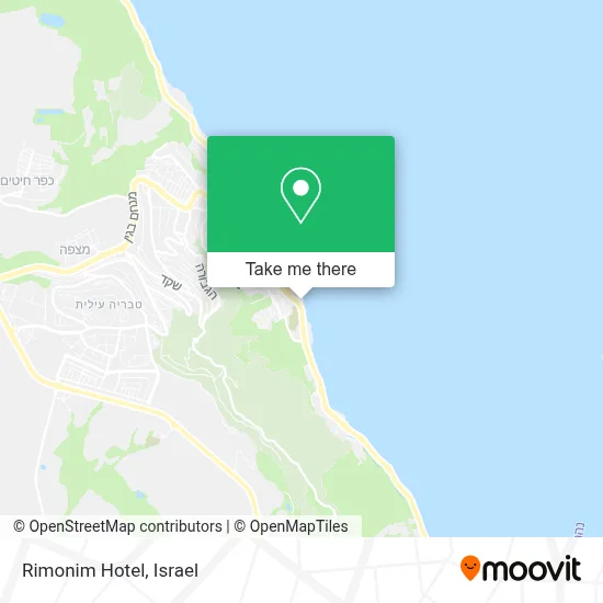 Rimonim Hotel map