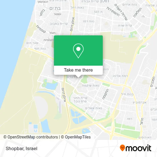 Shopbar map