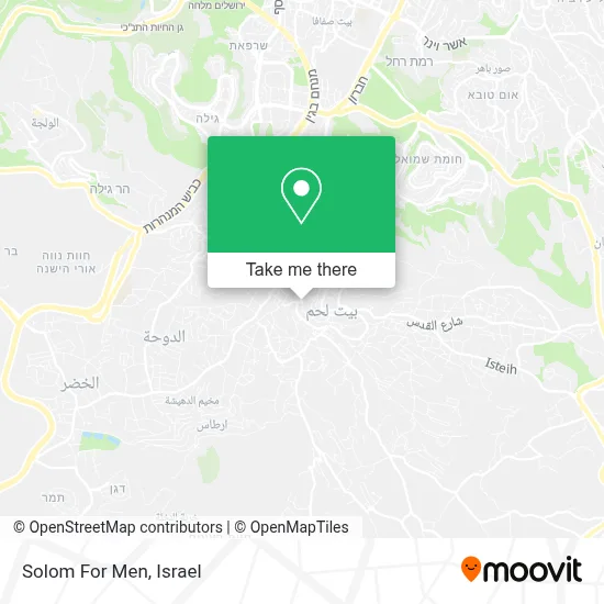 Solom For Men map