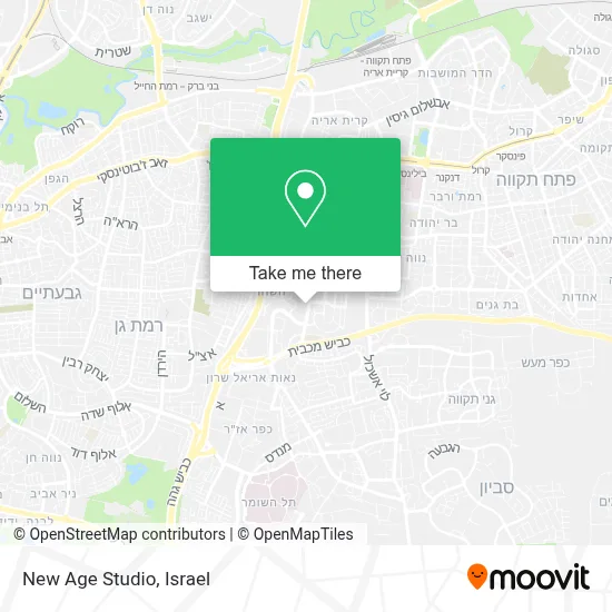 New Age Studio map