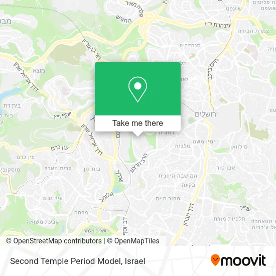 Second Temple Period Model map