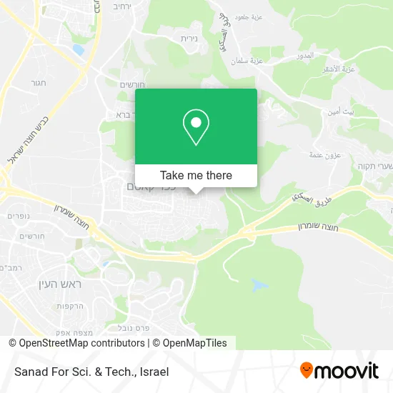 Sanad For Sci. & Tech. map