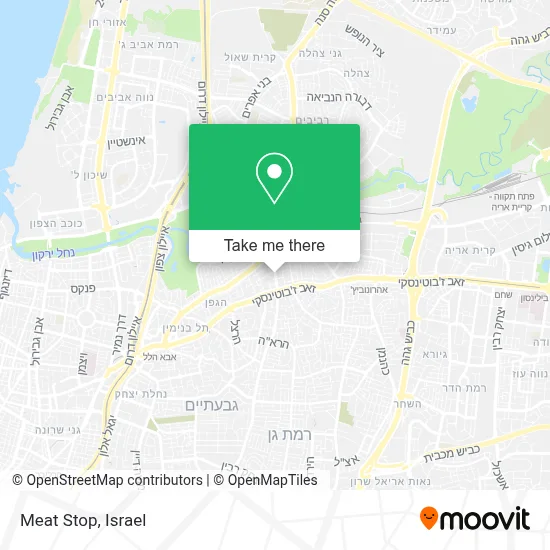 Meat Stop map