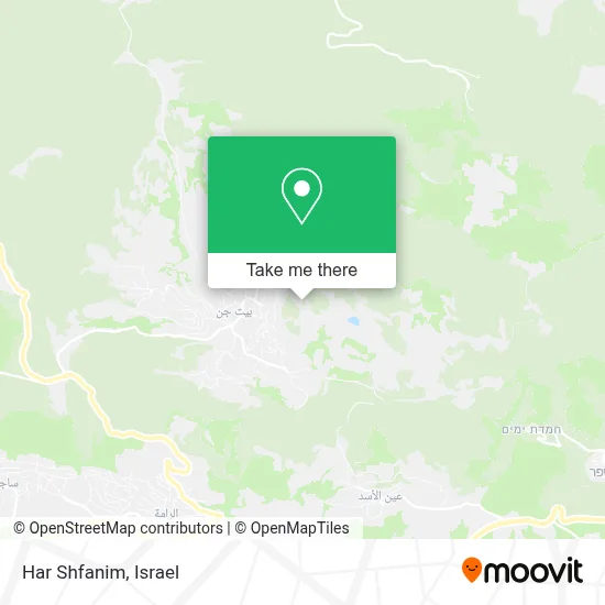 Har Shfanim map
