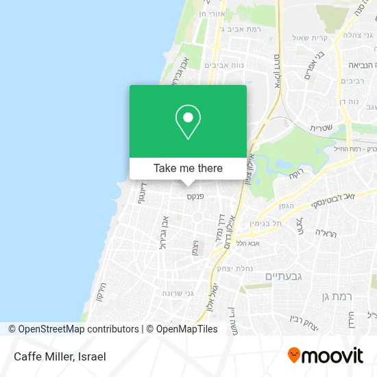 Caffe Miller map