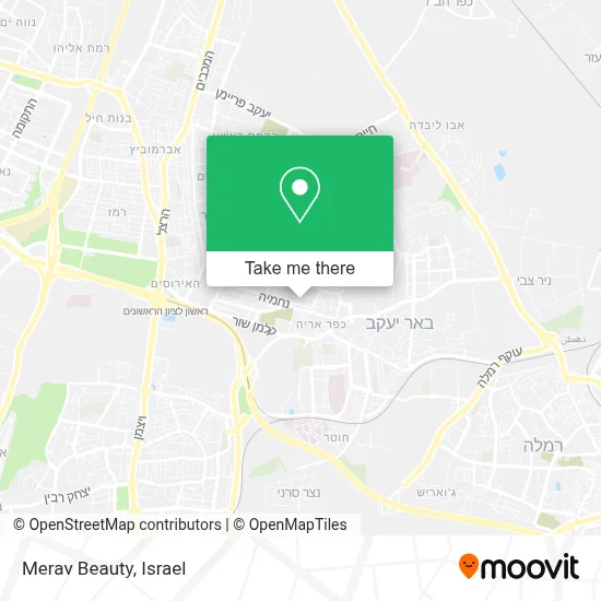 Merav Beauty map
