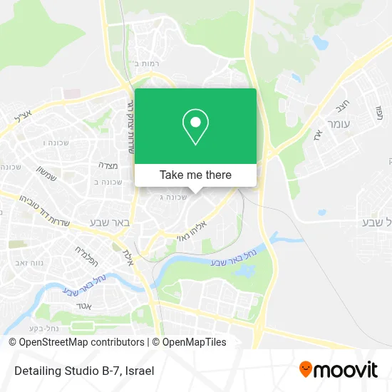 Detailing Studio B-7 map