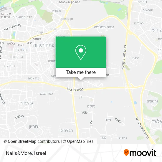 Nails&More map