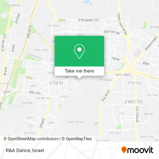 R&A Dance map